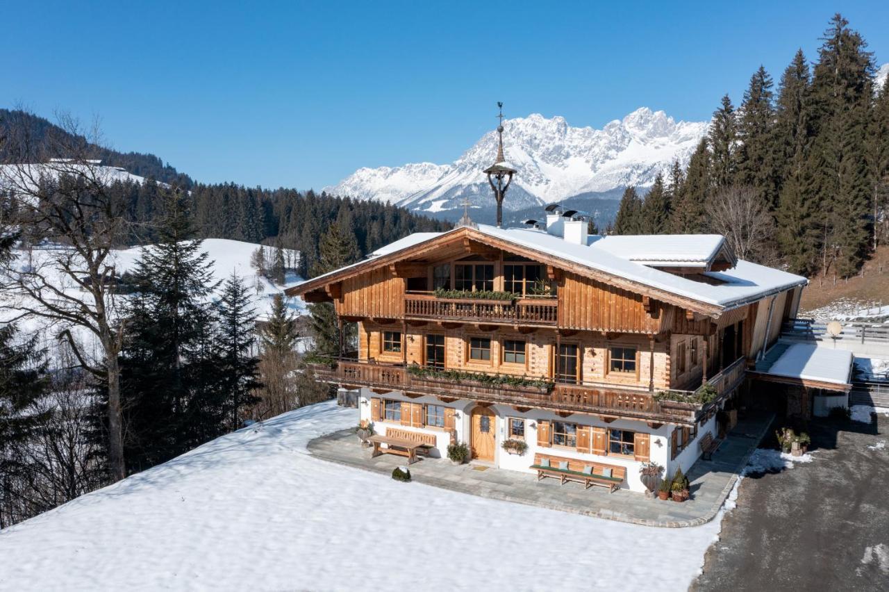 Luxusappartement Alpenliebe Oberndorf in Tirol Buitenkant foto