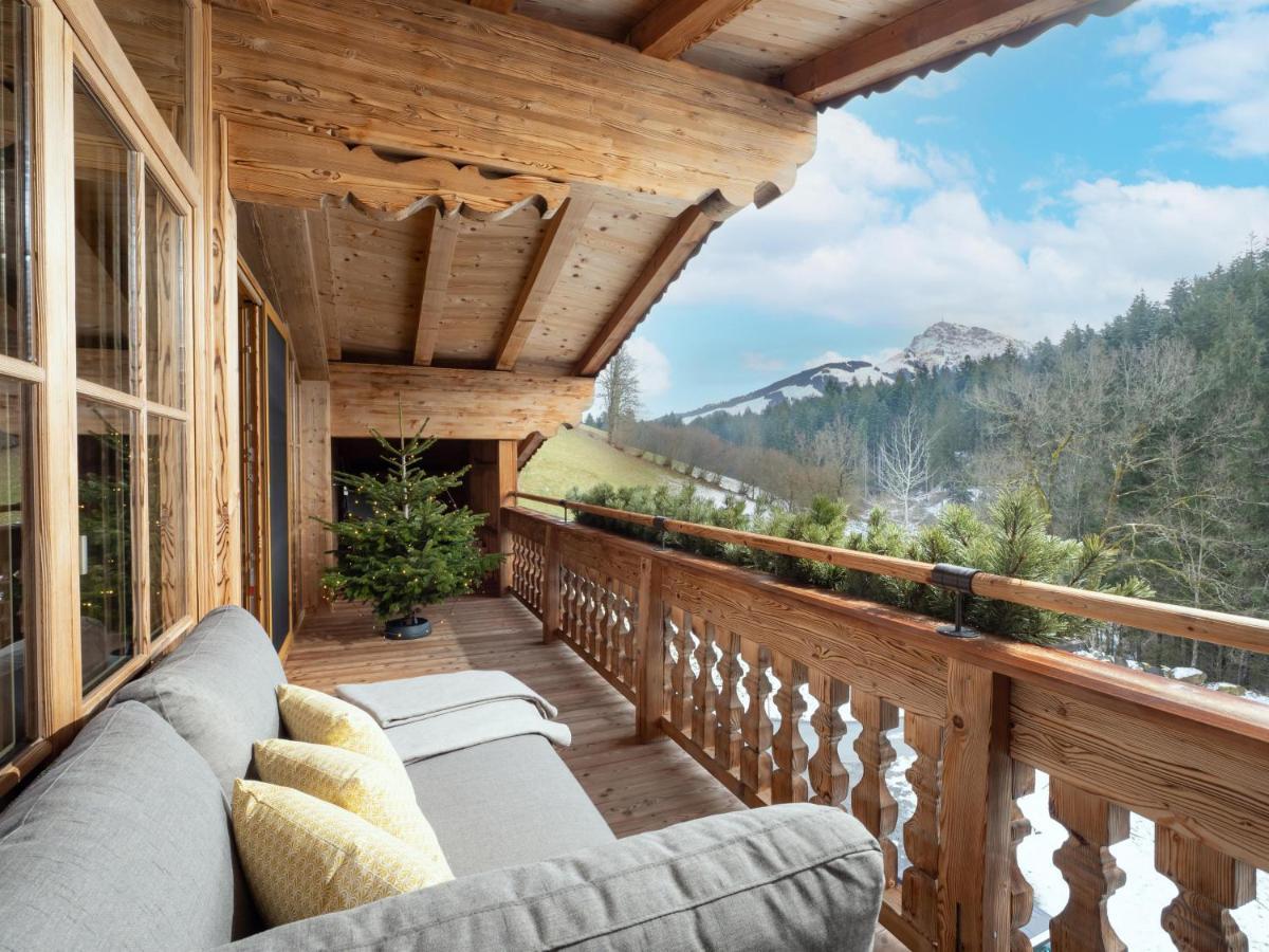Luxusappartement Alpenliebe Oberndorf in Tirol Buitenkant foto